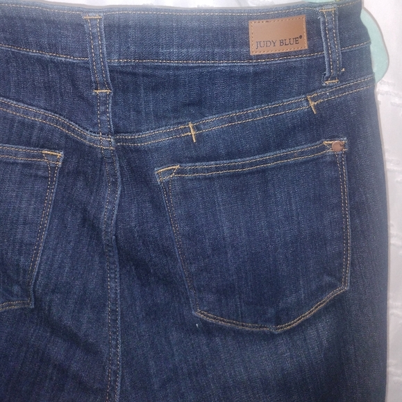 Judy Blue High-Rise Back Yoke Skinny Jeans Dark Wash 9/29 Fav Denim Chic LikeNew - Picture 6 of 12